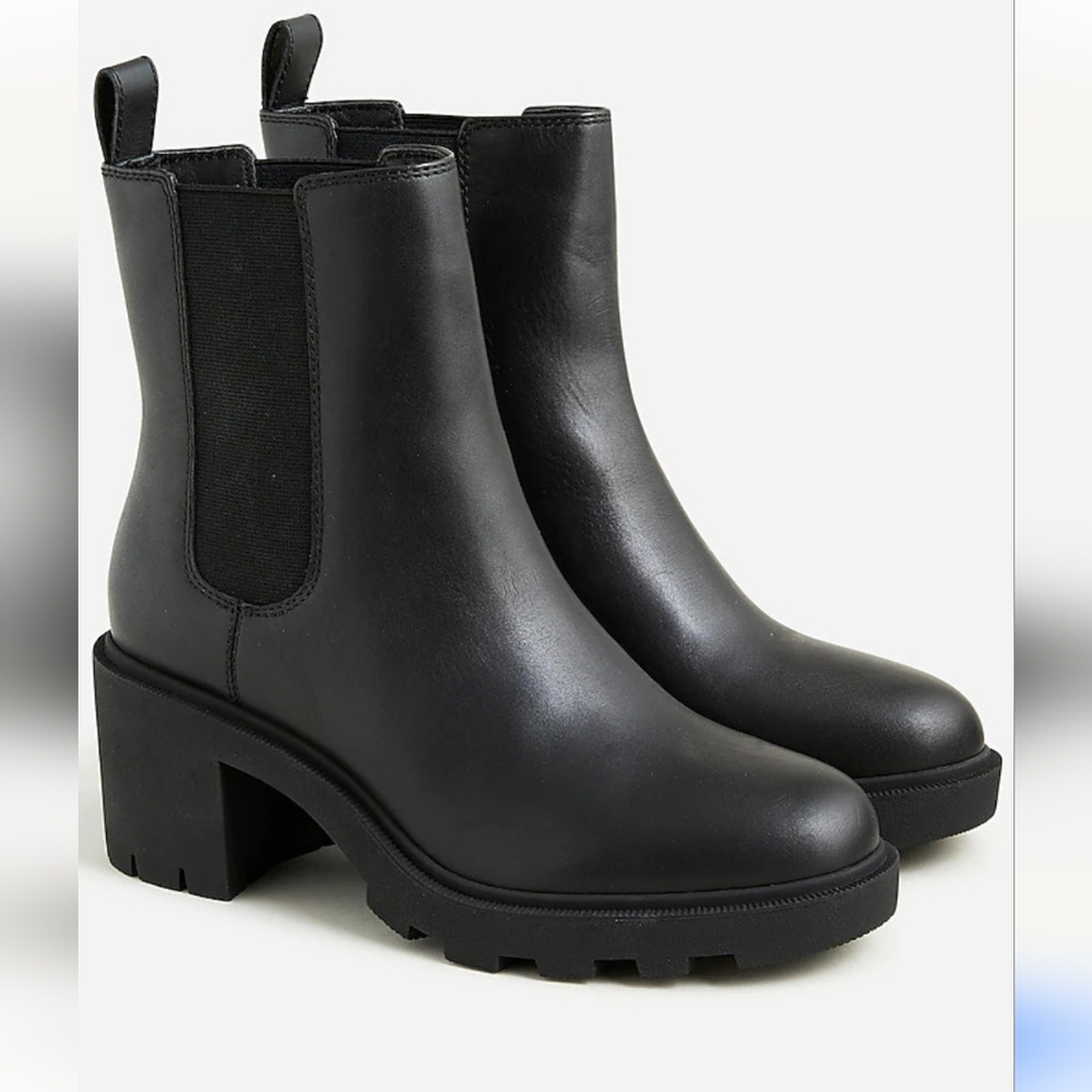 J. Crew Chelsea lug sole boots